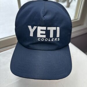 Yeti Hat SnapBack  Navy Blue Light Weight Adjustable Yeti Coolers Dad Trucker